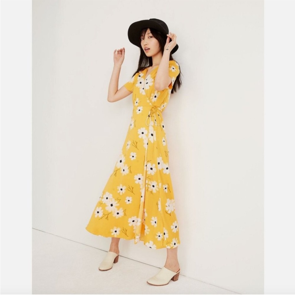 Floral Yellow Dress